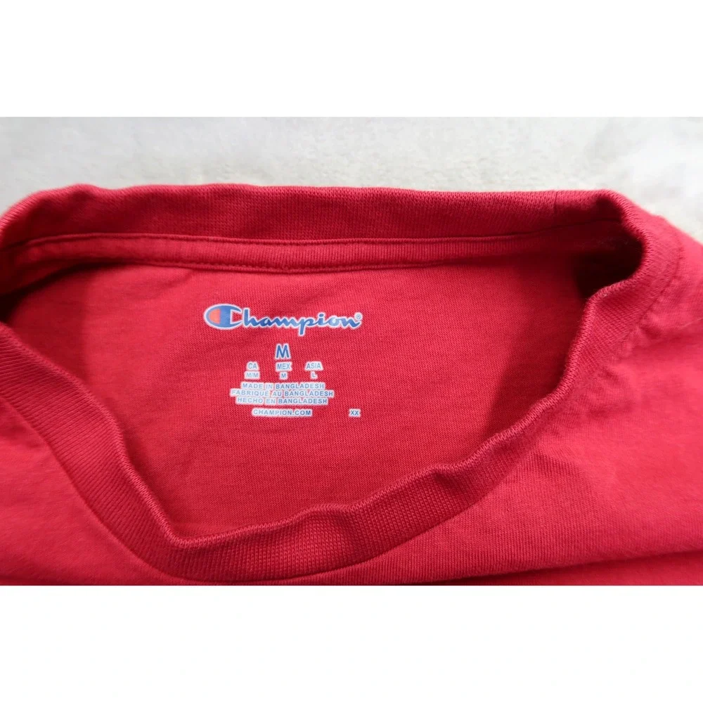 Arkansas Razorbacks Men's Red Graphic T-Shirt Size M NCAA Champion - Picture 4 of 8